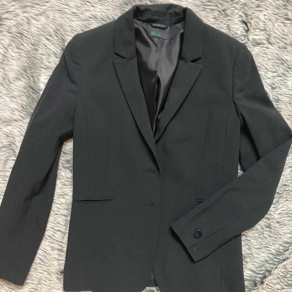 United Colors of Benetton Classic Black Blazer